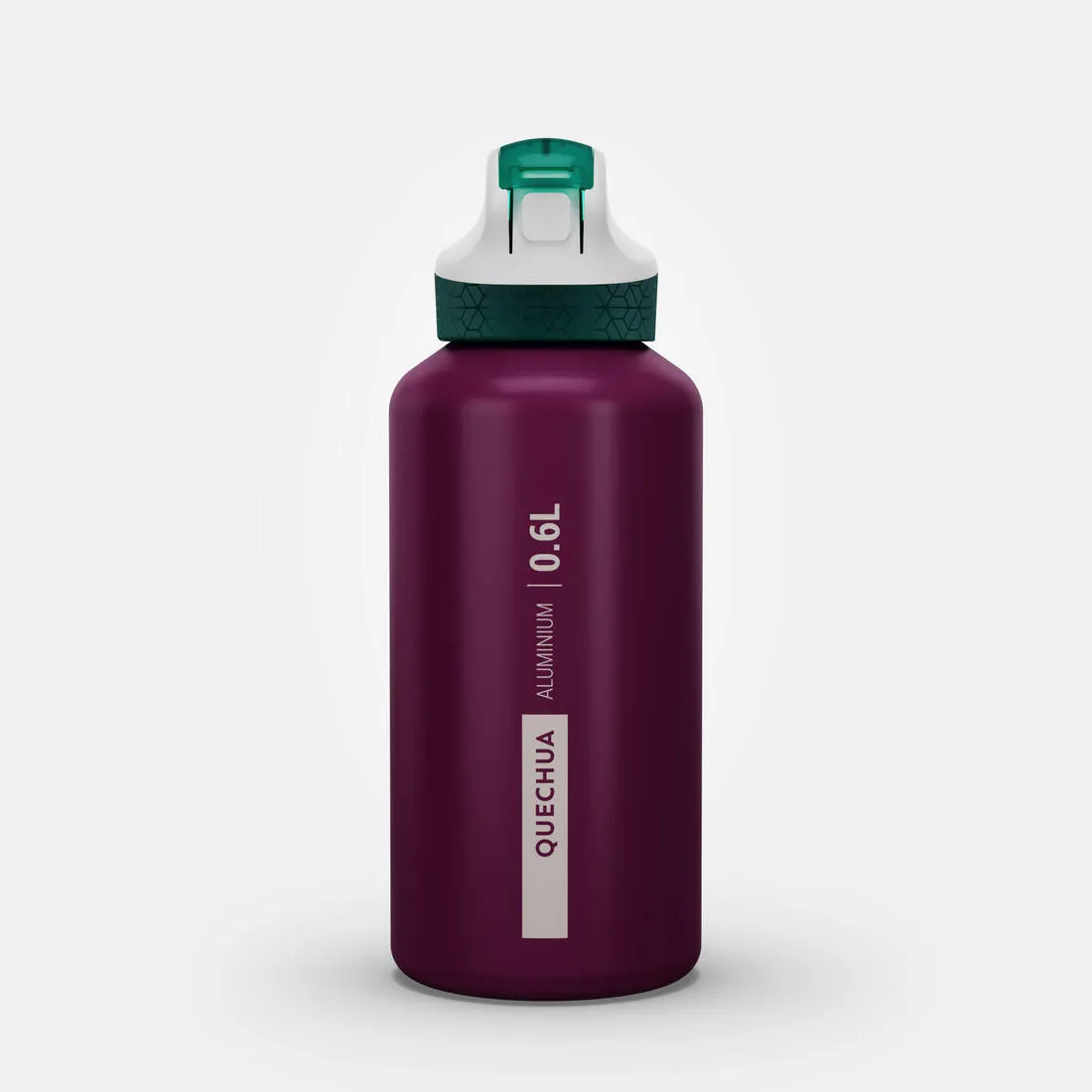 0.6L kids’ alum. water flask 500 with instant cap, pipette & straw for hiking