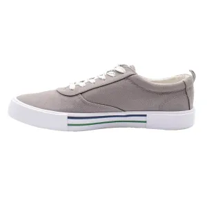 Asos Design Plimsolls Low-Top Sneakers Fabric Grey Colour For Men