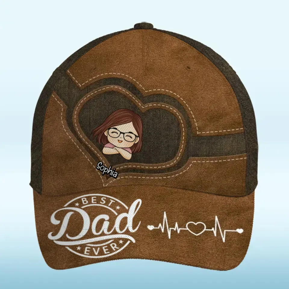 Best Dad Ever Family Personalized Custom Hat