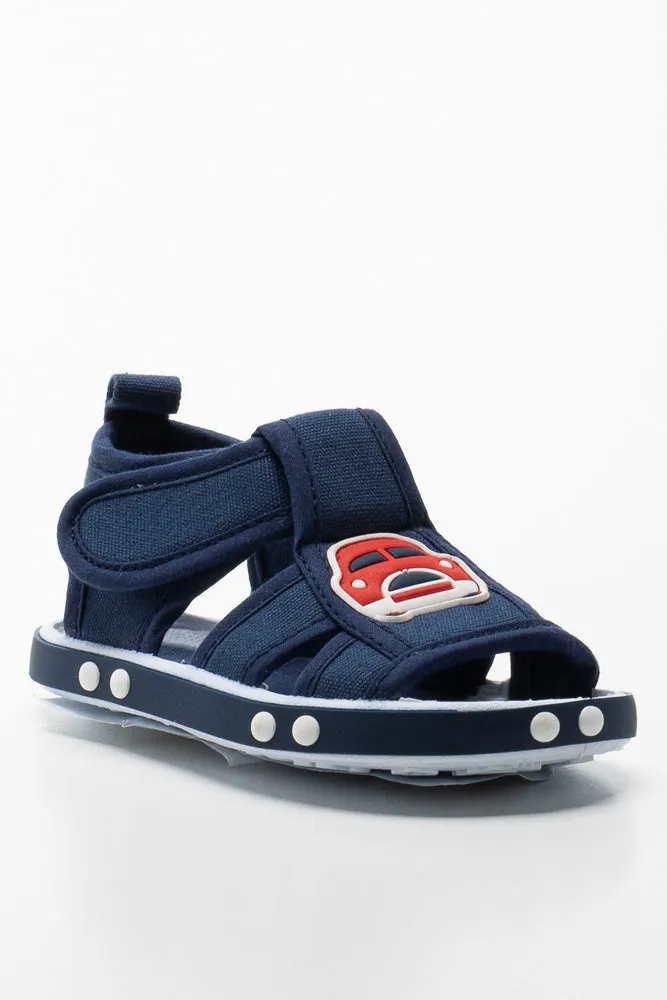 Car Sandal Navy