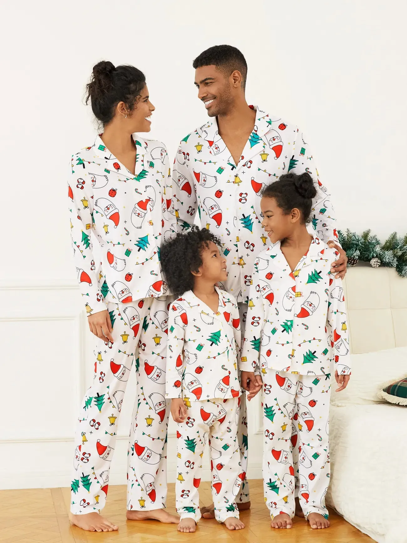 Christmas Festival Print Family Matching Set