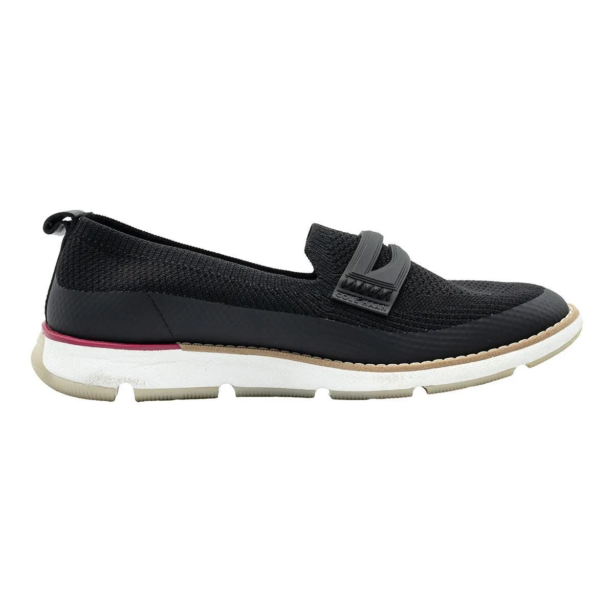 Cole Haan 4.Zerøgrand Loafers Fabric Black Colour For Women