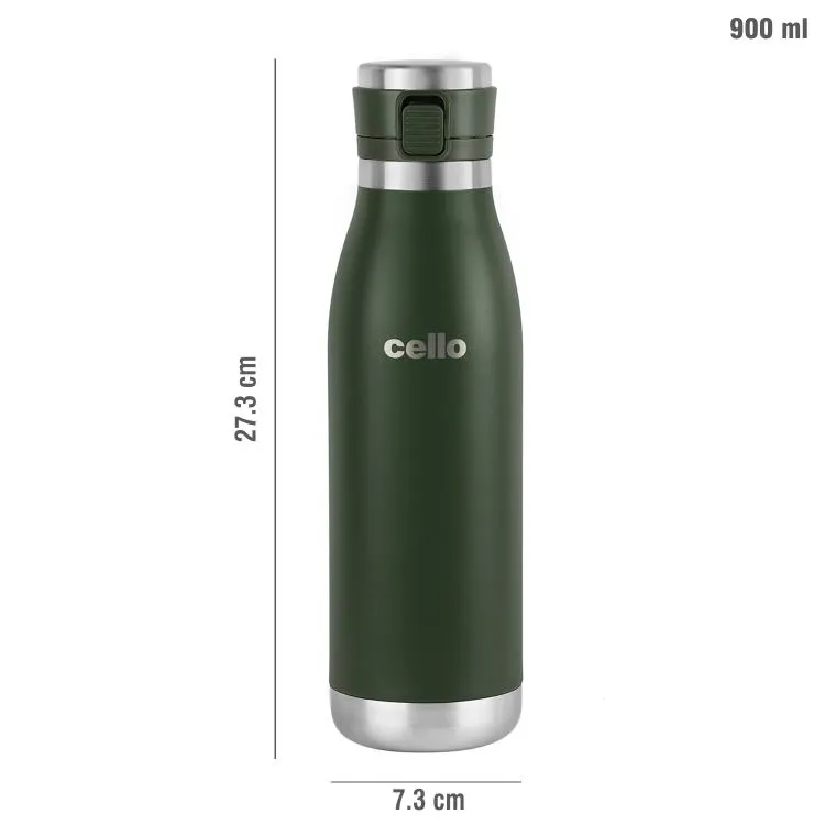 Duro Jet Flask, Vacusteel Water Bottle, 900ml