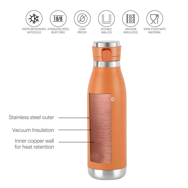 Duro Jet Flask, Vacusteel Water Bottle, 900ml