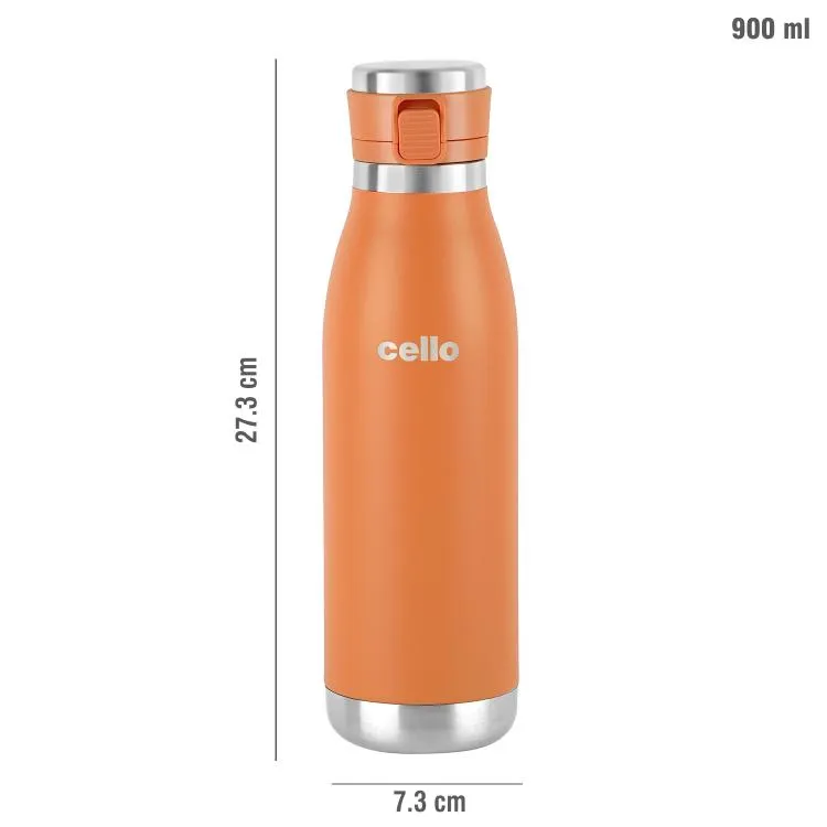 Duro Jet Flask, Vacusteel Water Bottle, 900ml