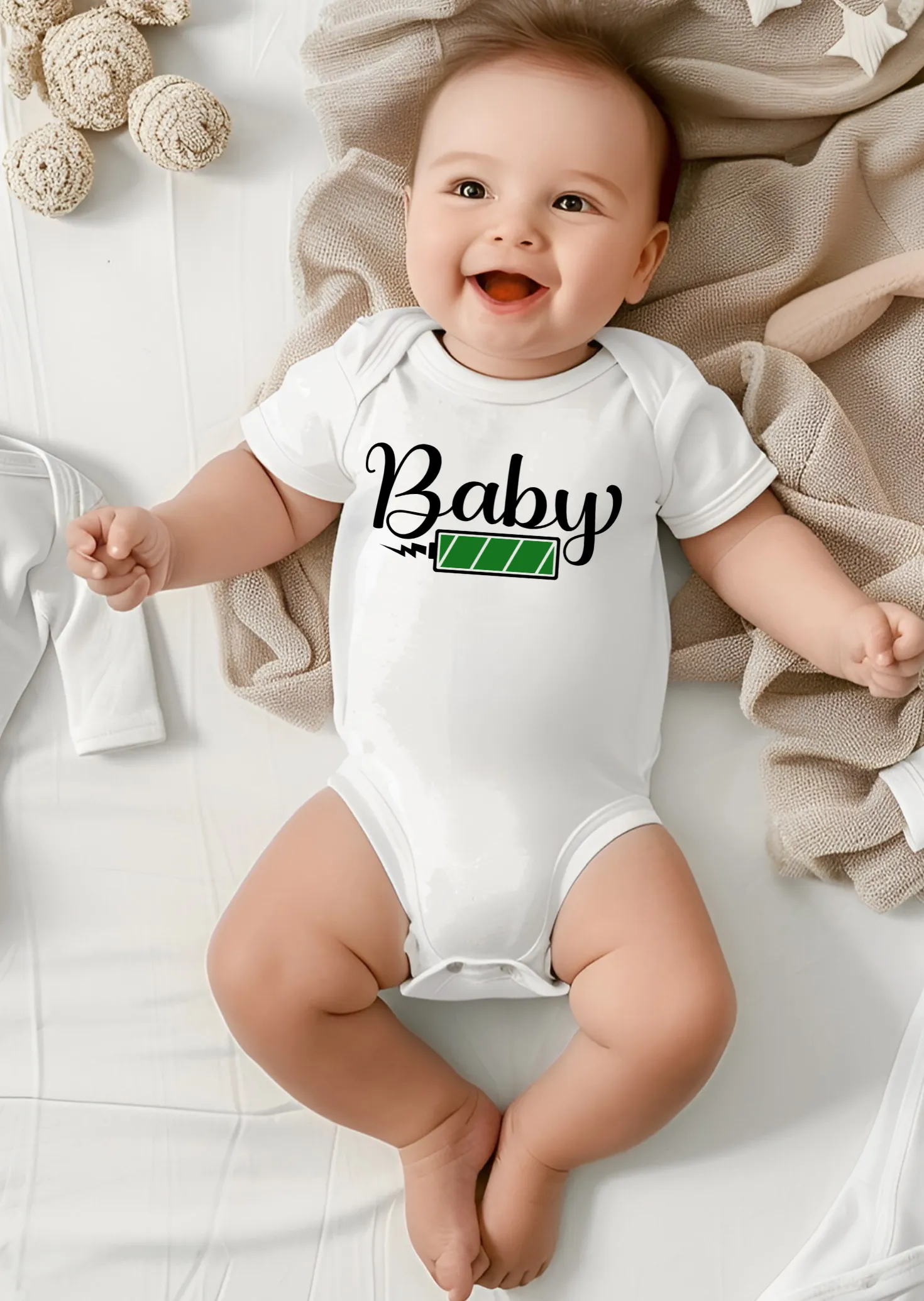 Energized Baby | Infant Fine Jersey Bodysuit