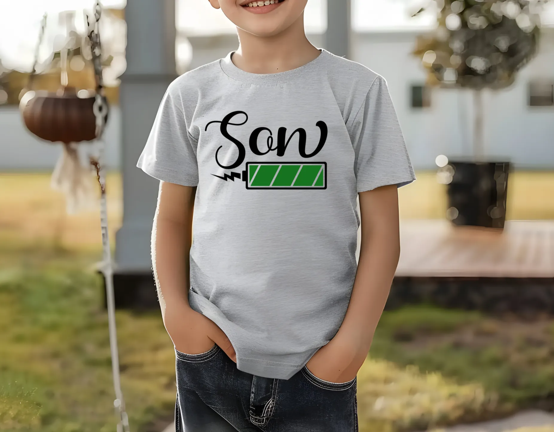 Energized Son | Kids Heavy Cotton™ Tee