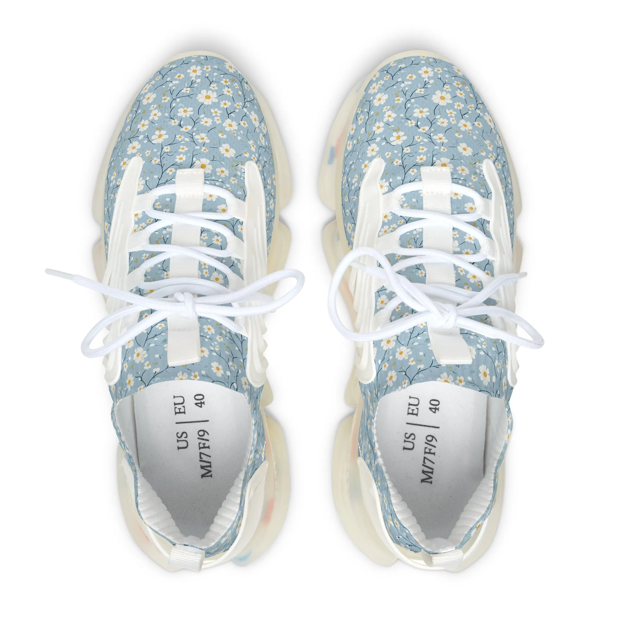 Floral Comfort Women's Mesh Sneakers | Breathable & Stylish Athletic Shoes