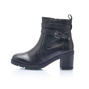 Gretta Women's Leather Ankle Boot With Straps