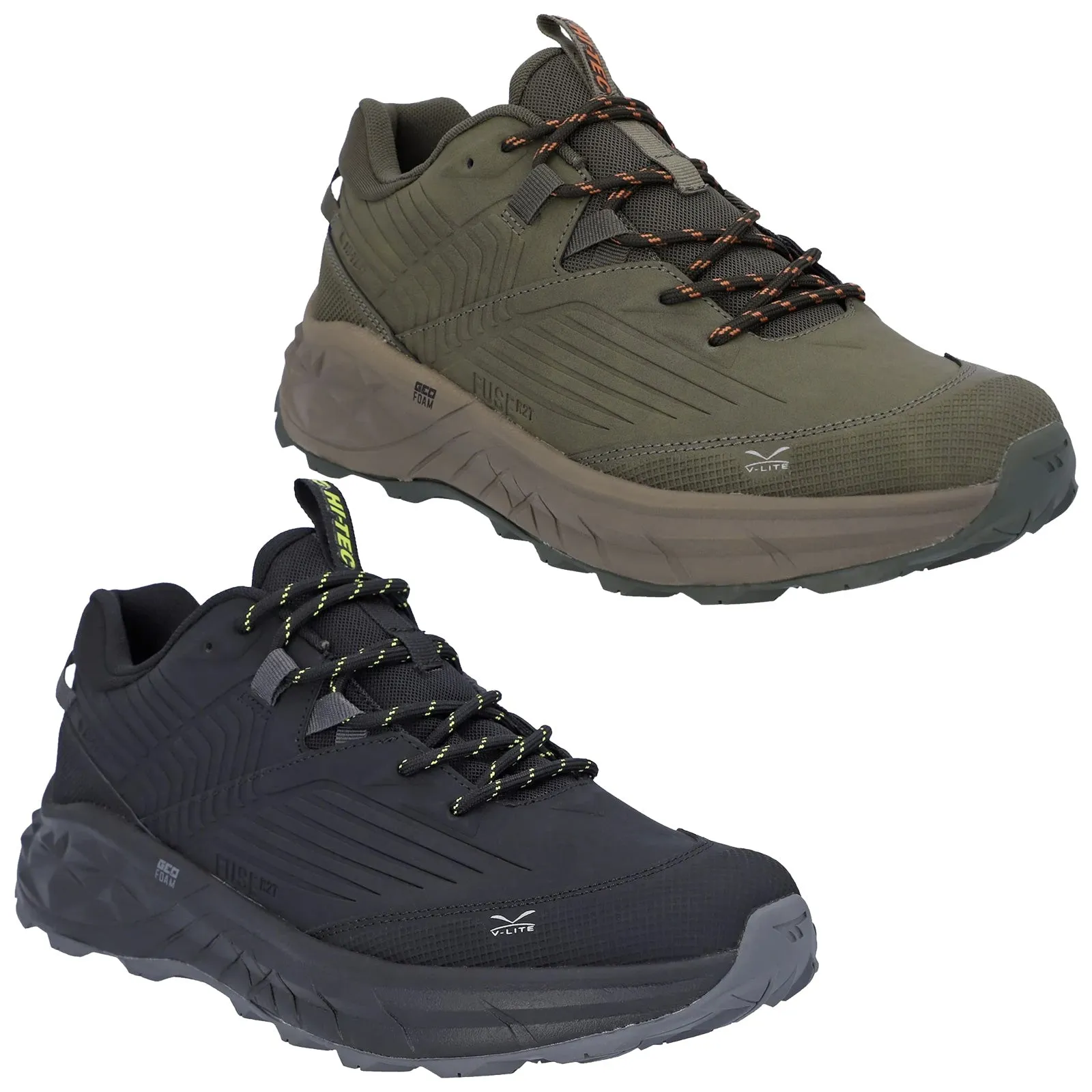 Hi-Tec Mens Fuse Trek Waterproof Hiking Shoes