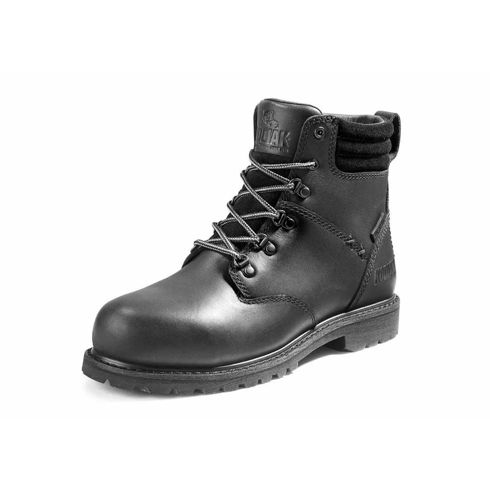 Kodiak Bralorne Women's 6" Composite Toe Leather Work Boot KD0A4TEWBLK - Black