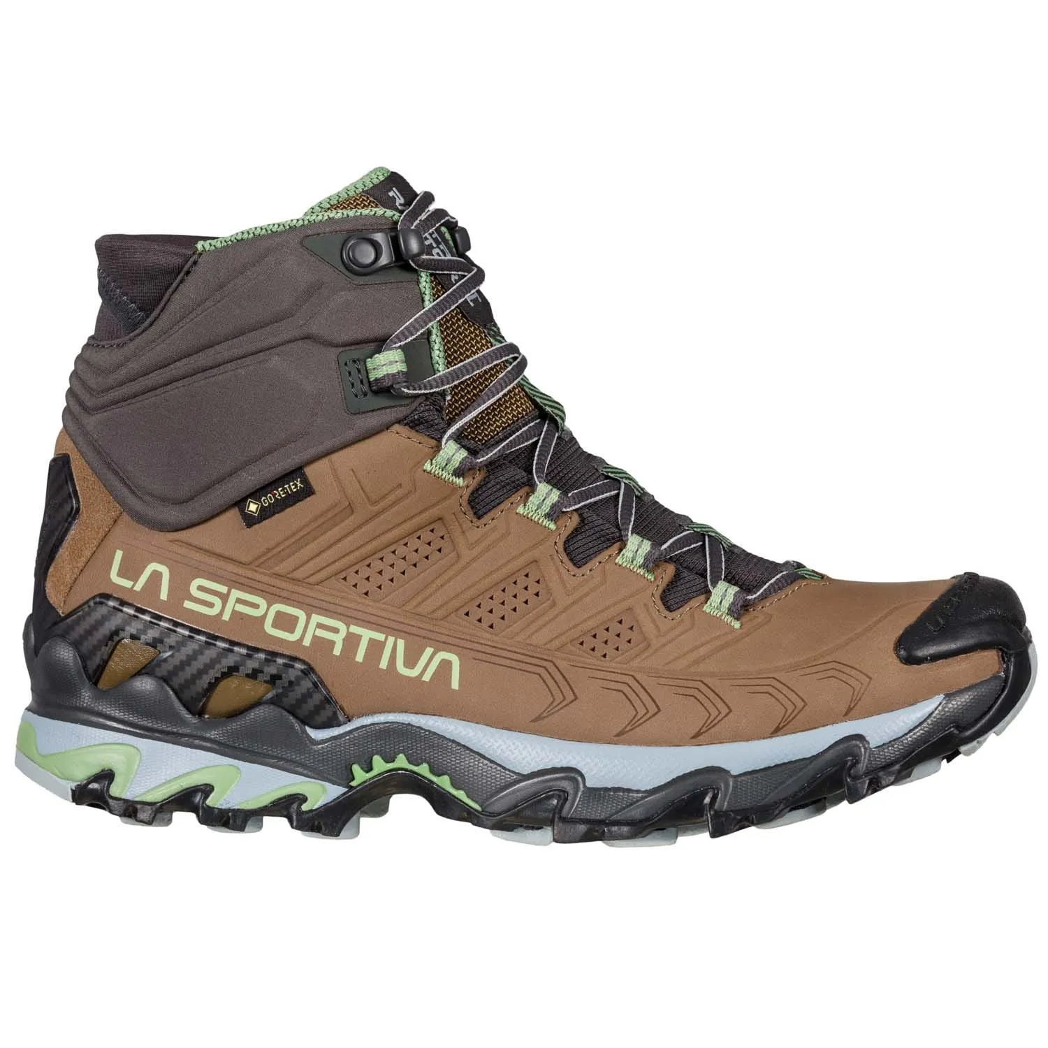 La Sportiva Ultra Raptor II Mid Leather GTX Womens Hiking Boot - Taupe/Sage