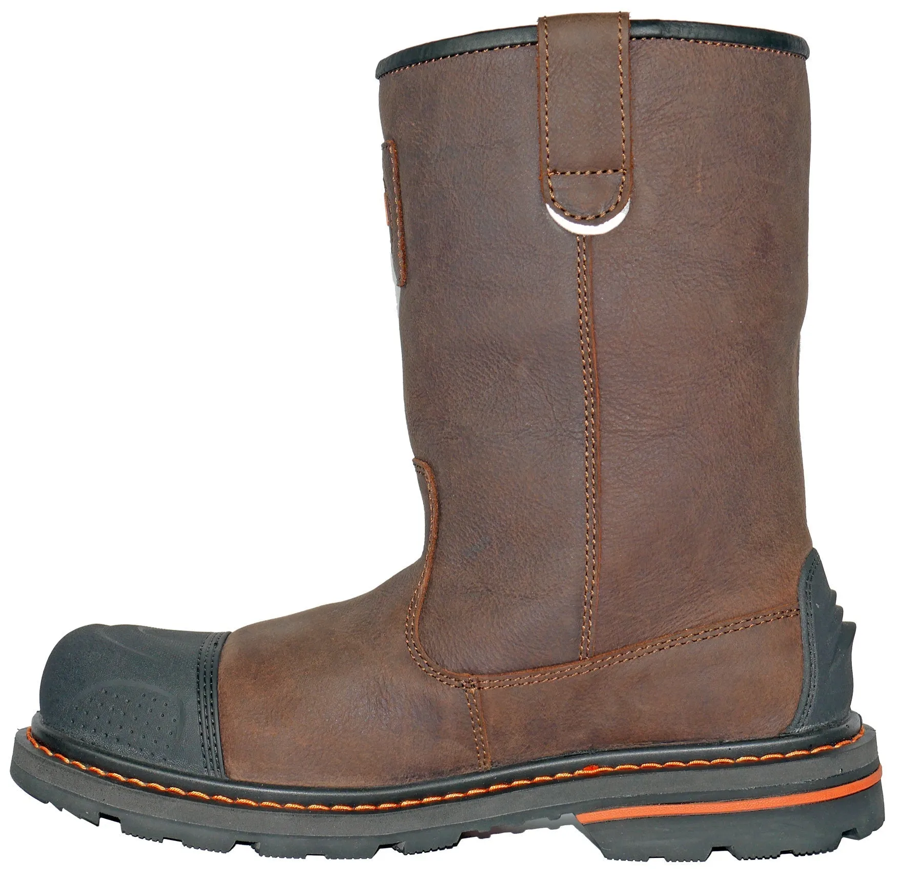 Men's Hoss Cartwright II Brown, EH, SR, WP, Pull On Wellington Soft Toe Boot