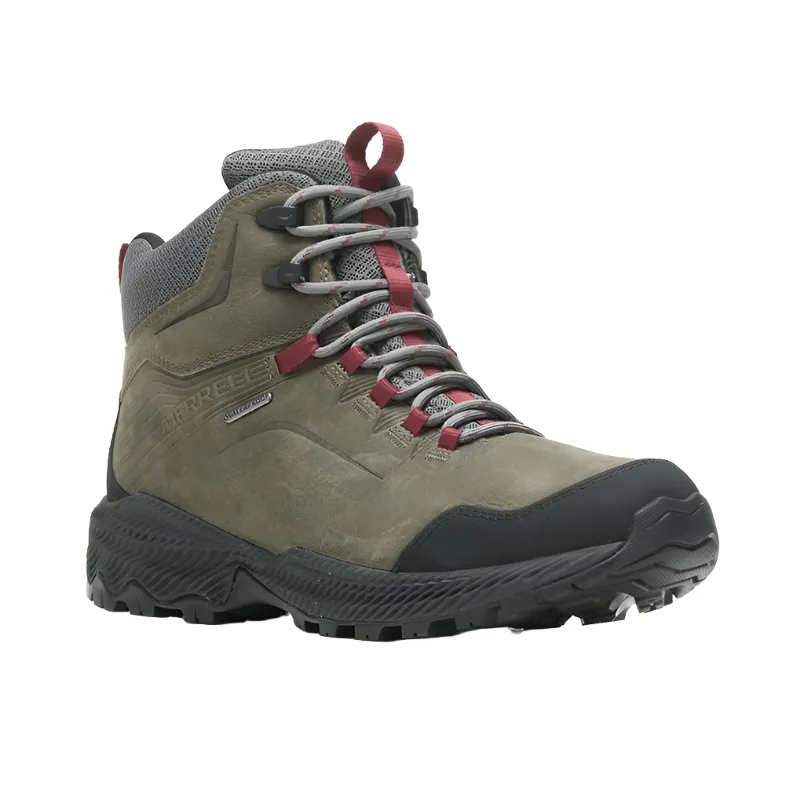 Merrell Mens Hiking Boot Forestbound Mid WP Merrell Grey