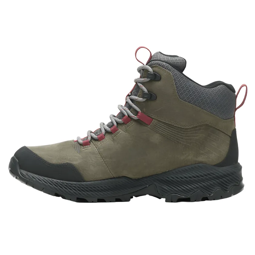 Merrell Mens Hiking Boot Forestbound Mid WP Merrell Grey