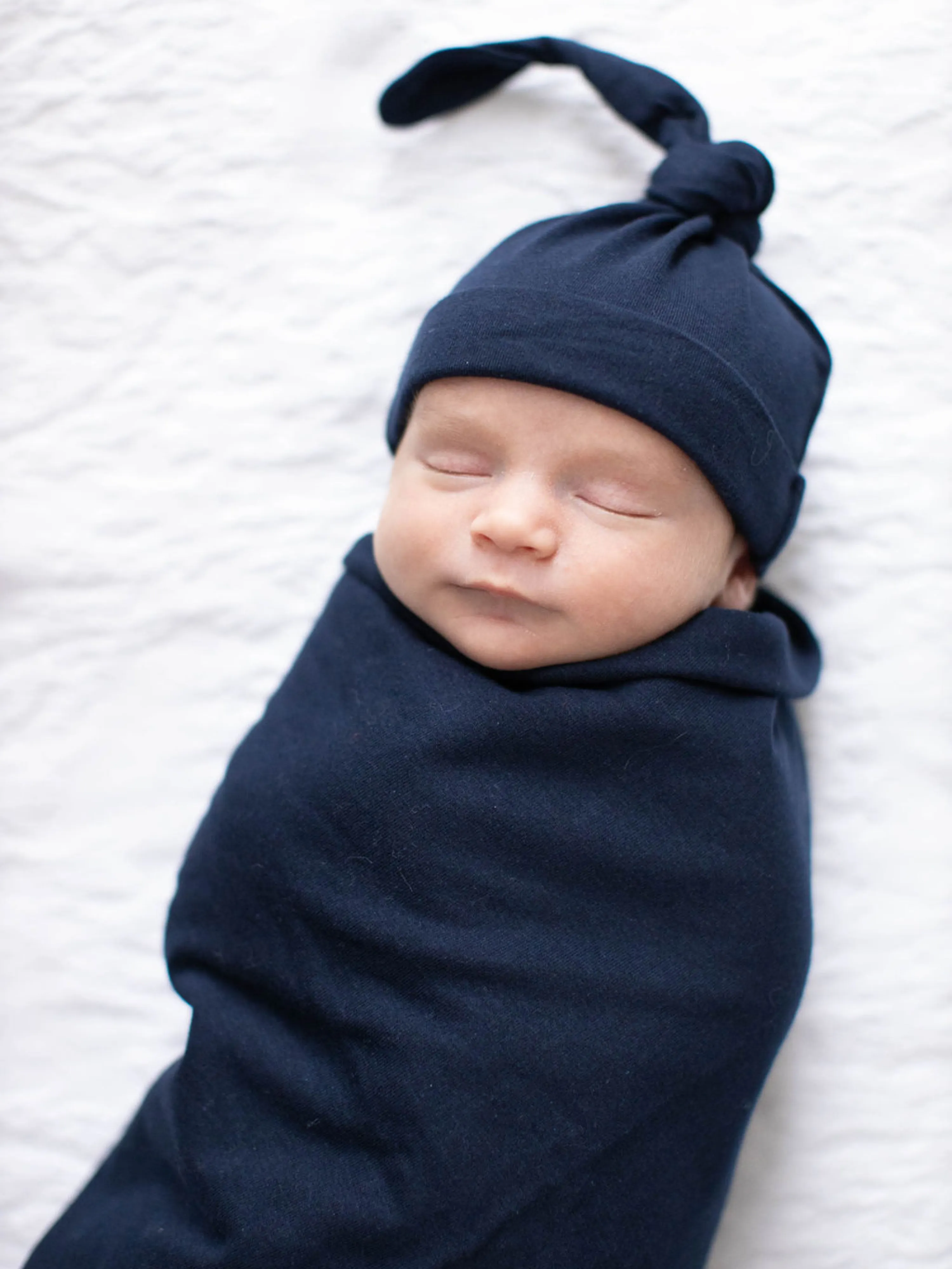 Natalia Pregnancy Robe & Navy Swaddle & Dad T-Shirt Set