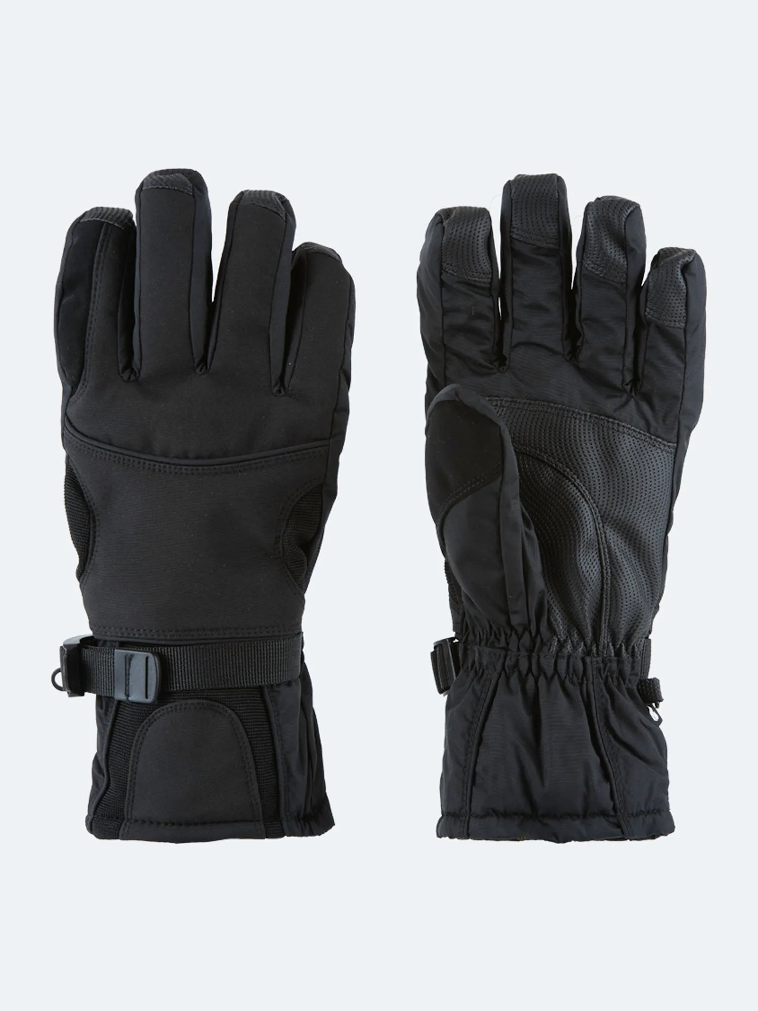 Oil And Gaz Durable Men Skiing Gloves Black