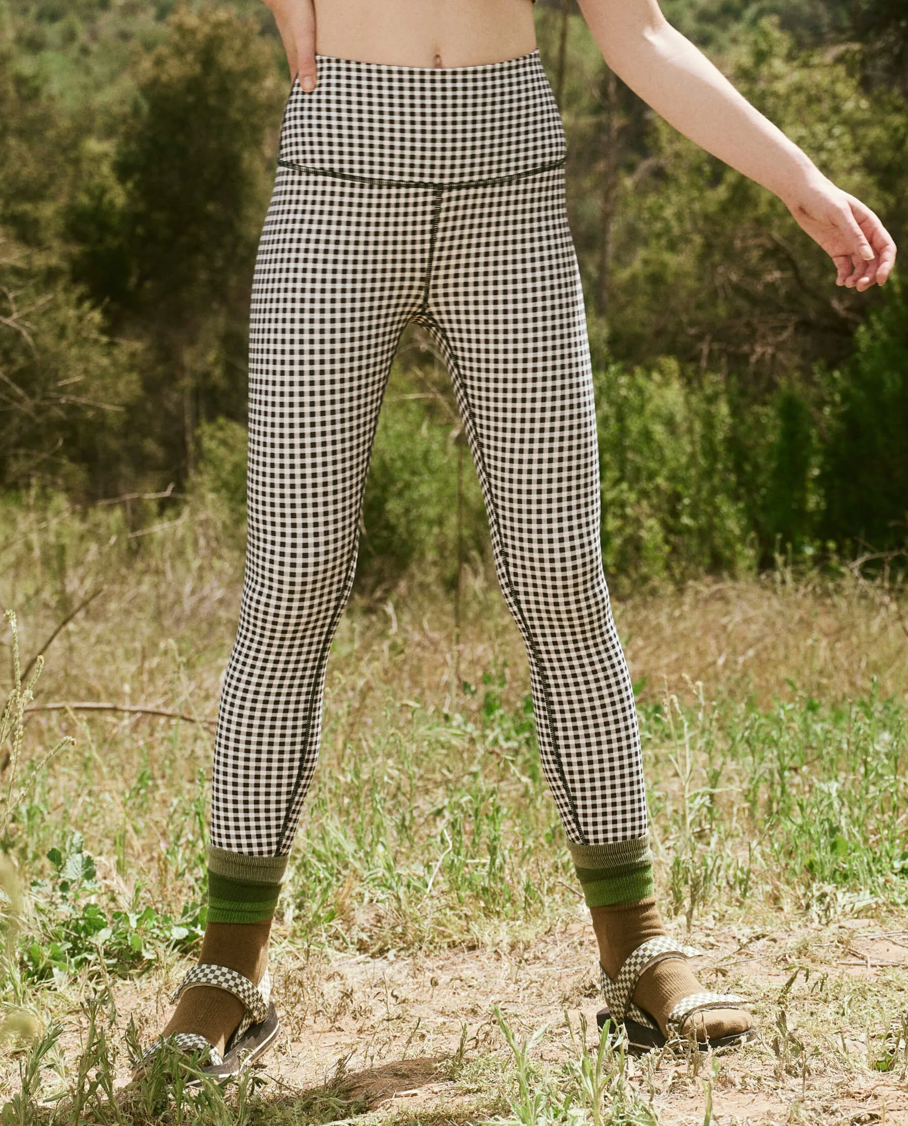 The Great   Eddie Bauer The Hiking Legging. -- Black Check