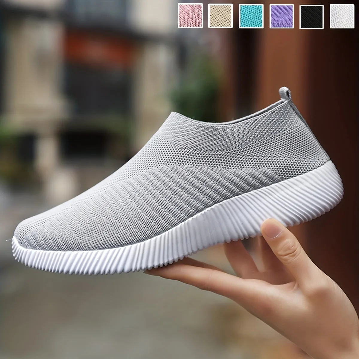 Ultra Lightweight Mesh Sneakers, Breathable Mesh Running Shoes, Casual & Stylish Shoes, Women's Footwear